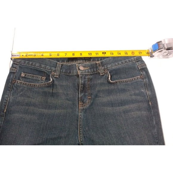 COPY - Calvin Klein Womens Jeans Size 10 Flare Fit Embroidered Medium Wash (34x… - Picture 4 of 6